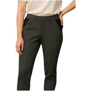 Michel Studio Taylor Collection Pull On High Rise Dress Pants Hunter Green